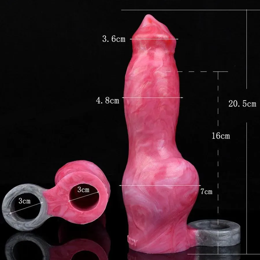 Silicone Dog Penis Sleeve for Men