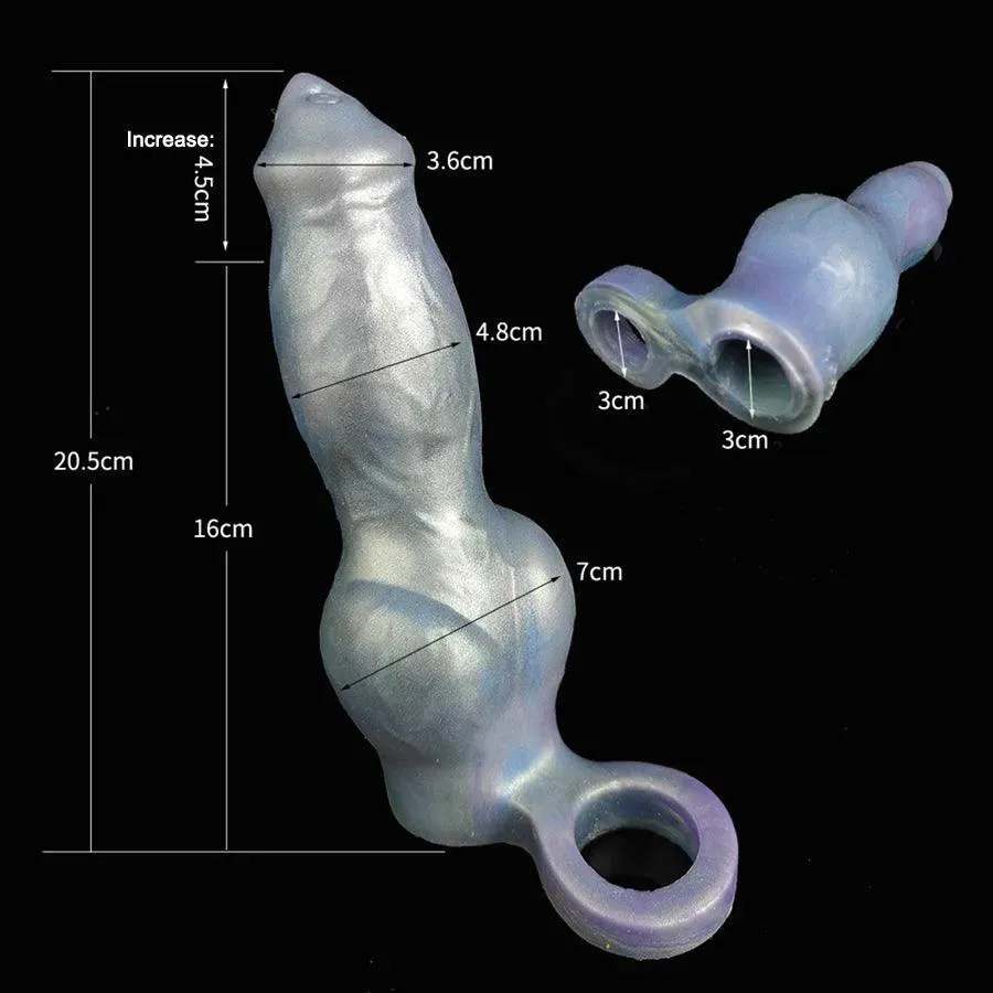Silicone Dog Penis Sleeve for Men
