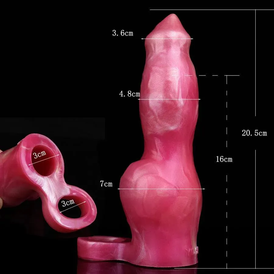 Silicone Dog Penis Sleeve for Men