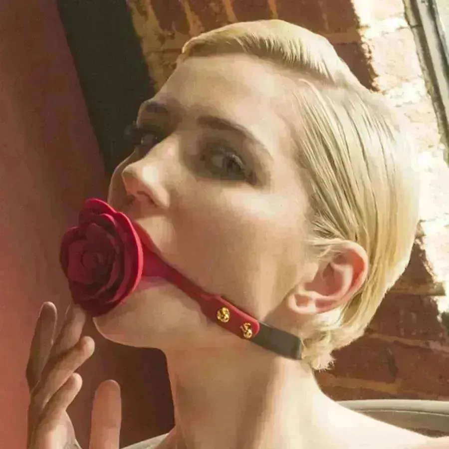 Silicone Flower Mouth Gag