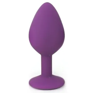 Silicone Jeweled Anal Plug - Available In 3 Sizes!