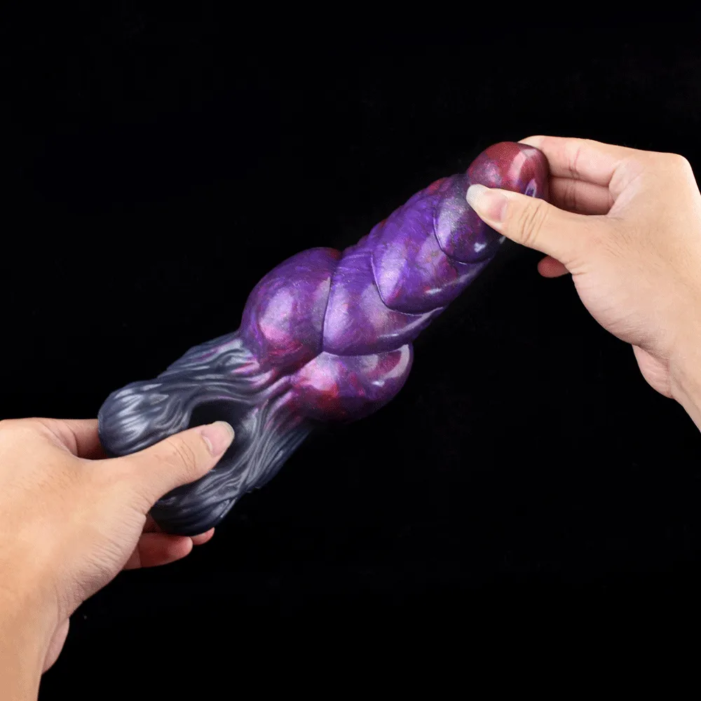 Silicone Knotted Cock Sleeve