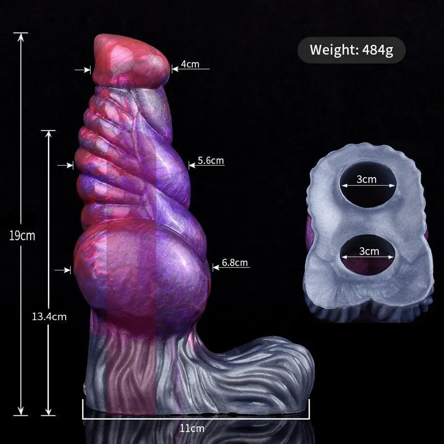Silicone Knotted Cock Sleeve