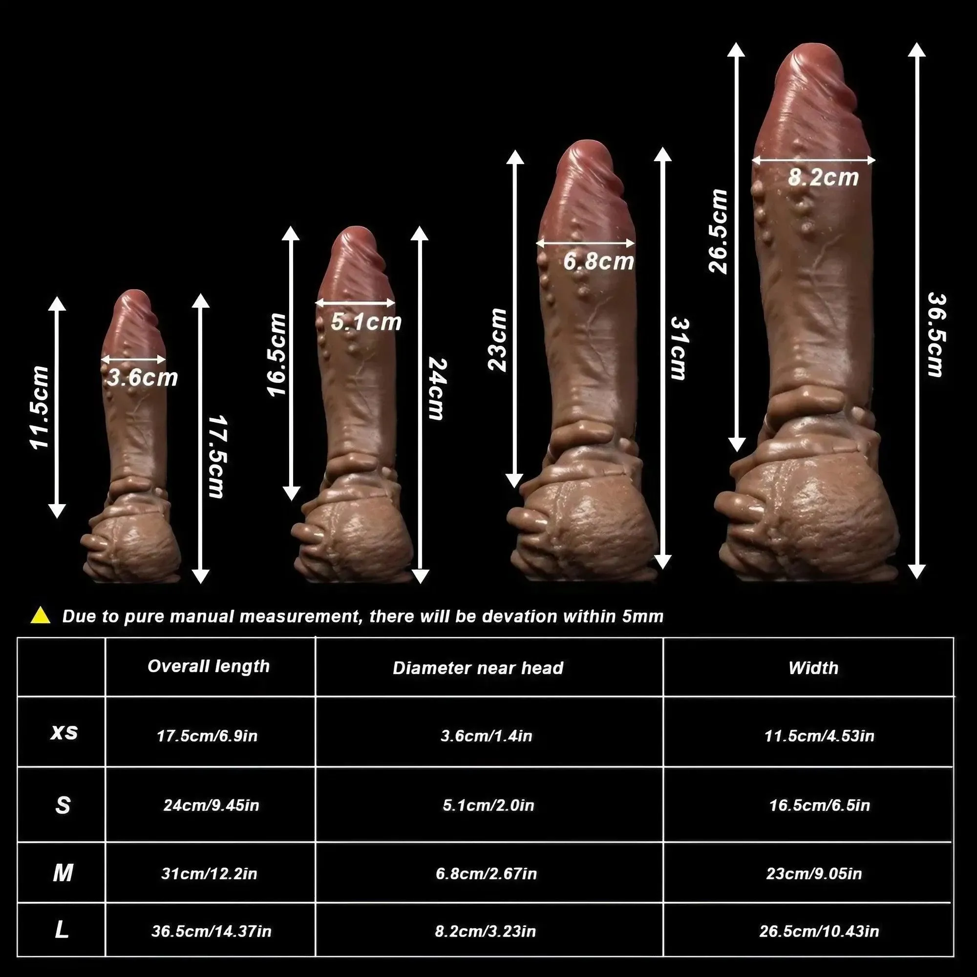 Silicone Large Suction Cup Dildo for Women