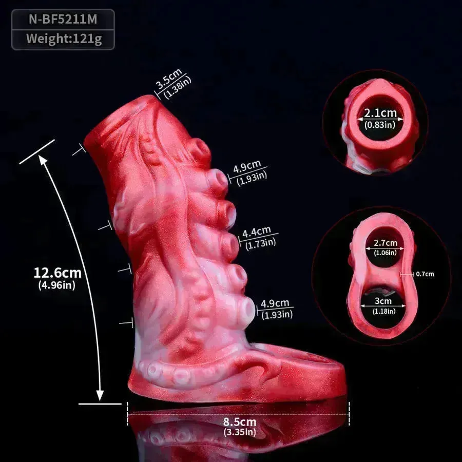 Silicone Open Ended Penis Sleeve