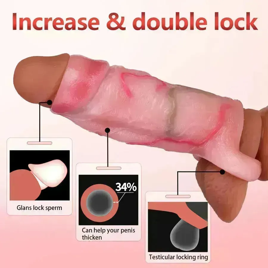 Silicone Realistic Dick Sleeve