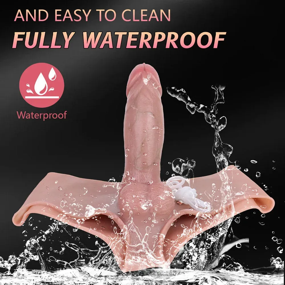 Silicone Squirting Strap On for Sex