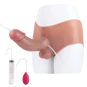 Silicone Squirting Strap On for Sex