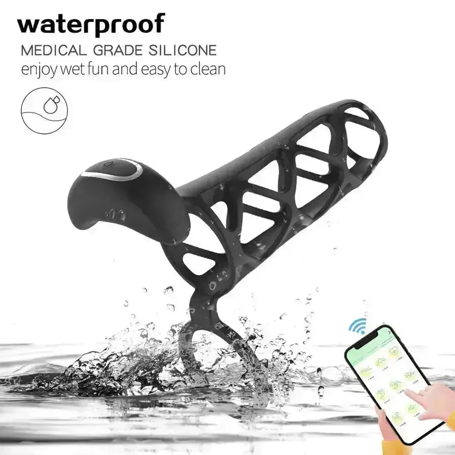 Smart App Control Vibrating Cock Sleeve
