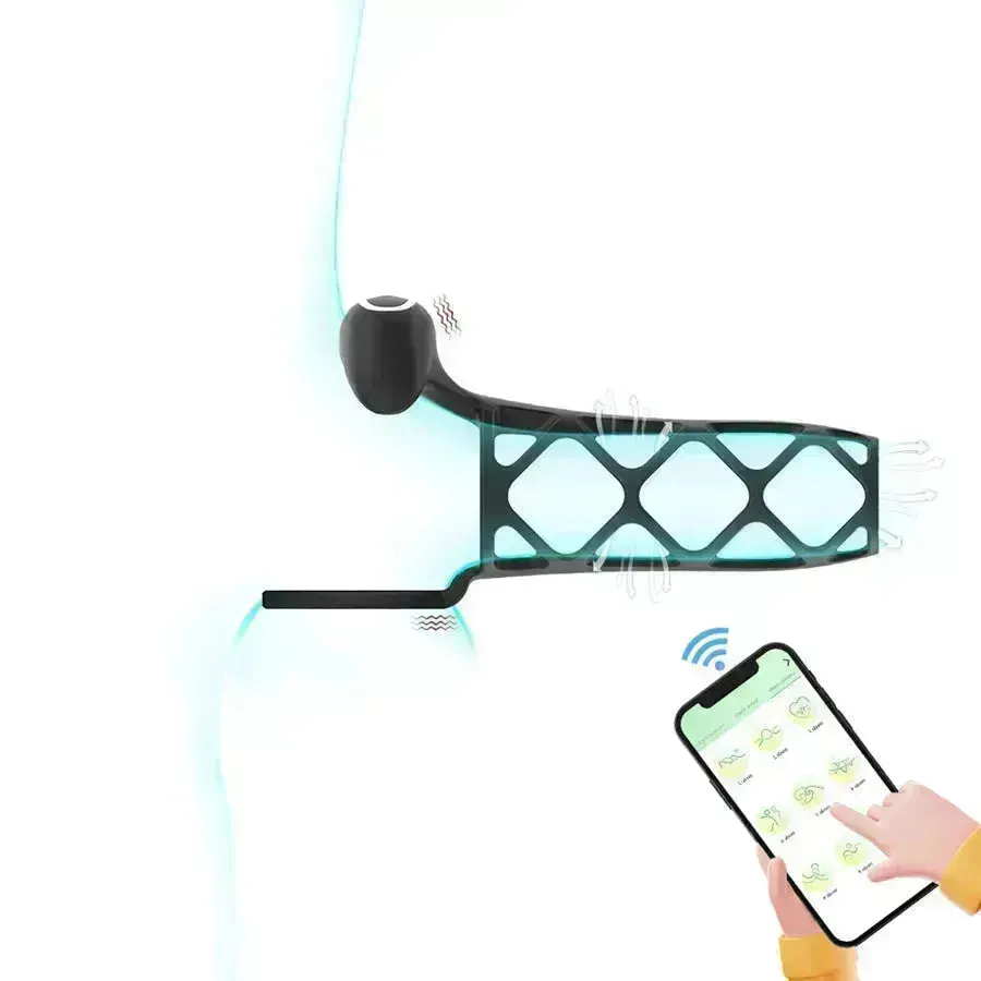 Smart App Control Vibrating Cock Sleeve