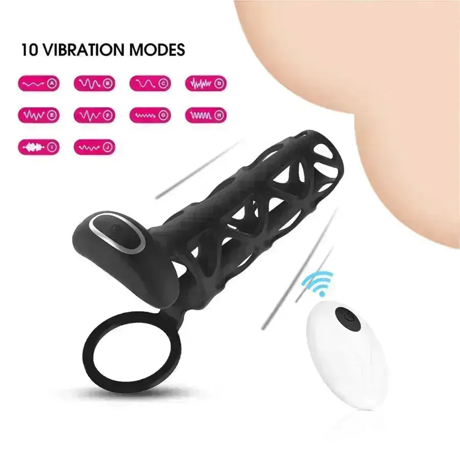 Smart App Control Vibrating Cock Sleeve