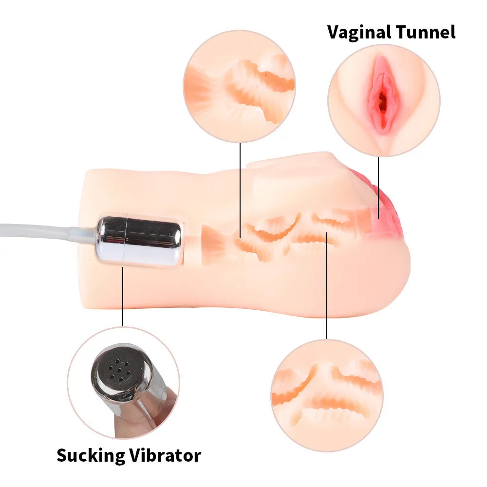 Soft Realistic Virgin Pussy With Vibration & Suction