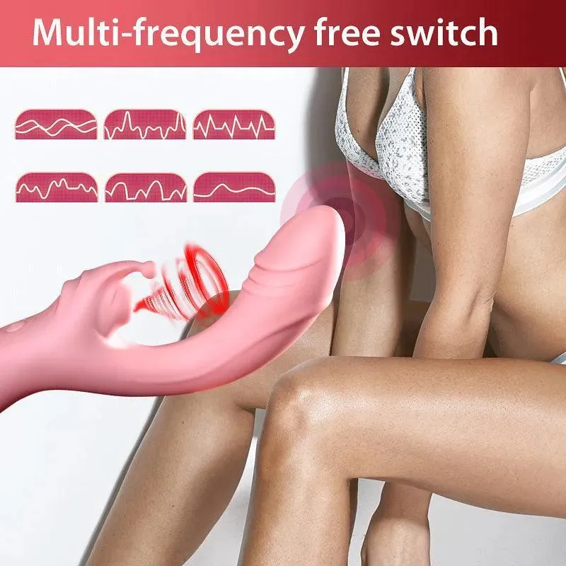 Soft Silicone Sucking G-spot Female Vibrator