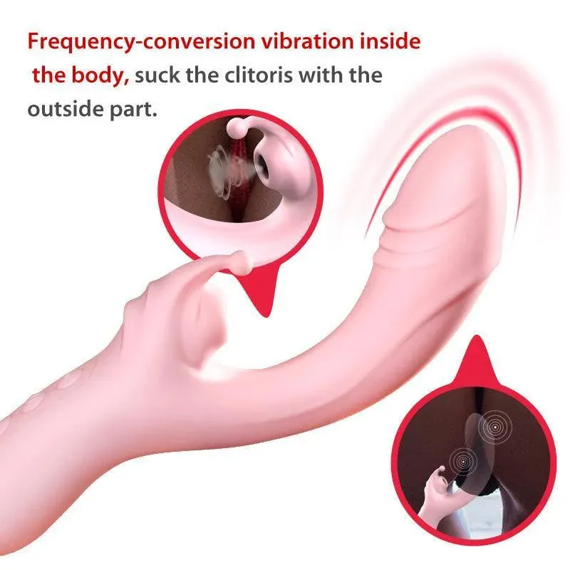 Soft Silicone Sucking G-spot Female Vibrator