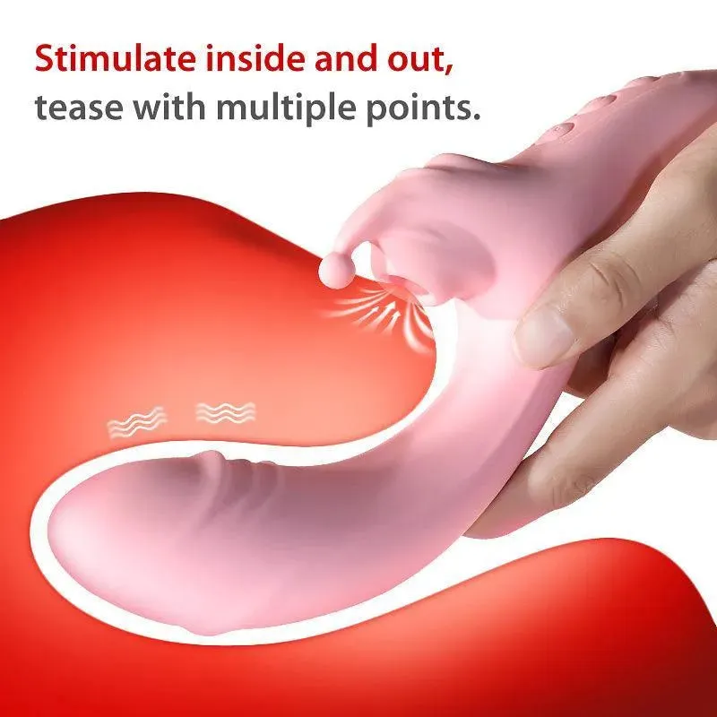 Soft Silicone Sucking G-spot Female Vibrator