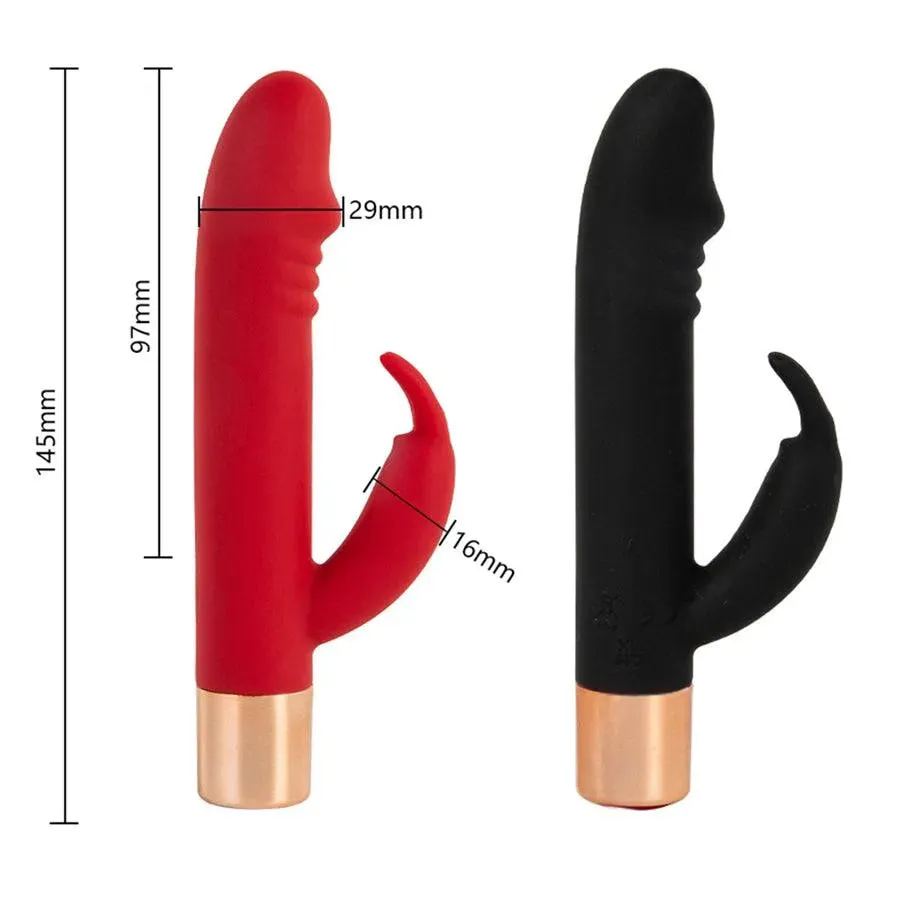 Soft Silicone Vibrating Rabbit Dildo