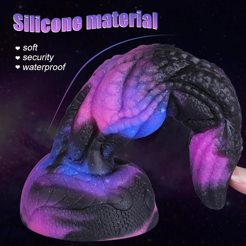 Starry Dark Purple Special-Shaped Artificial Dildo