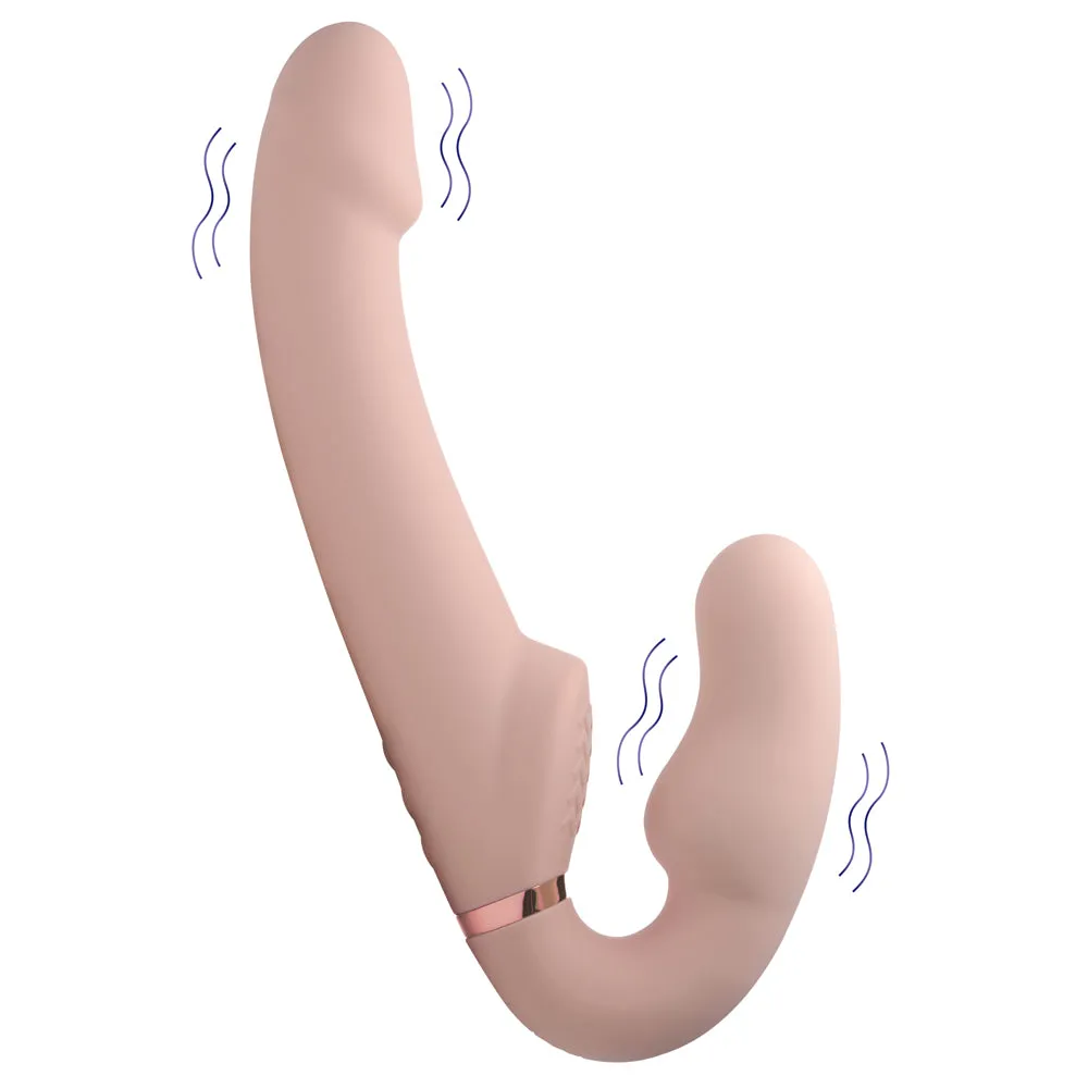 Strap-U Evoke Remote Control Inflatable Vibrating Strapless Strap-On
