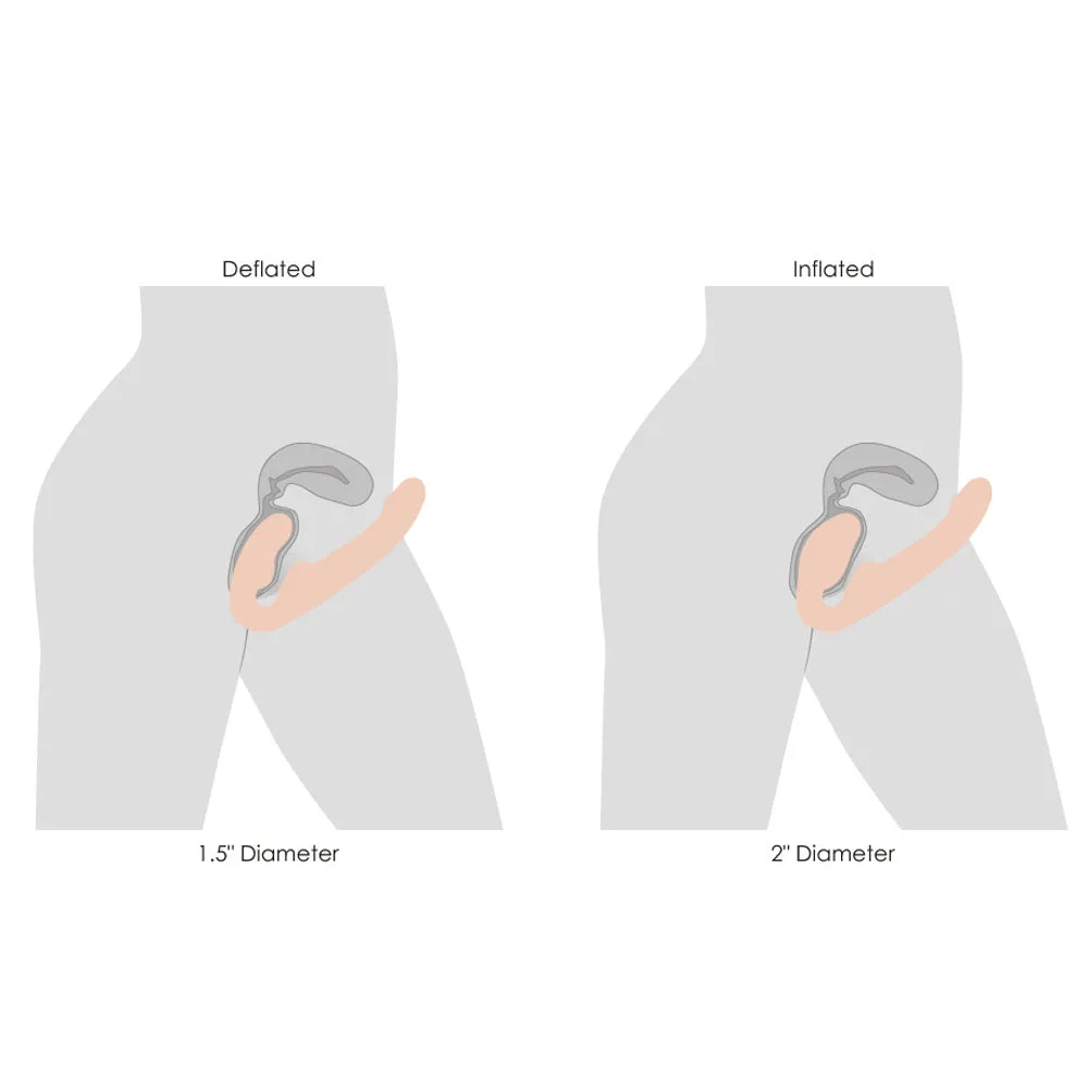 Strap-U Evoke Remote Control Inflatable Vibrating Strapless Strap-On