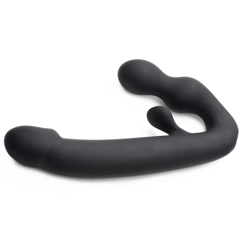 Strap-U Tri-Volver Rechargeable Vibrating Rabbit Strapless Strap-On