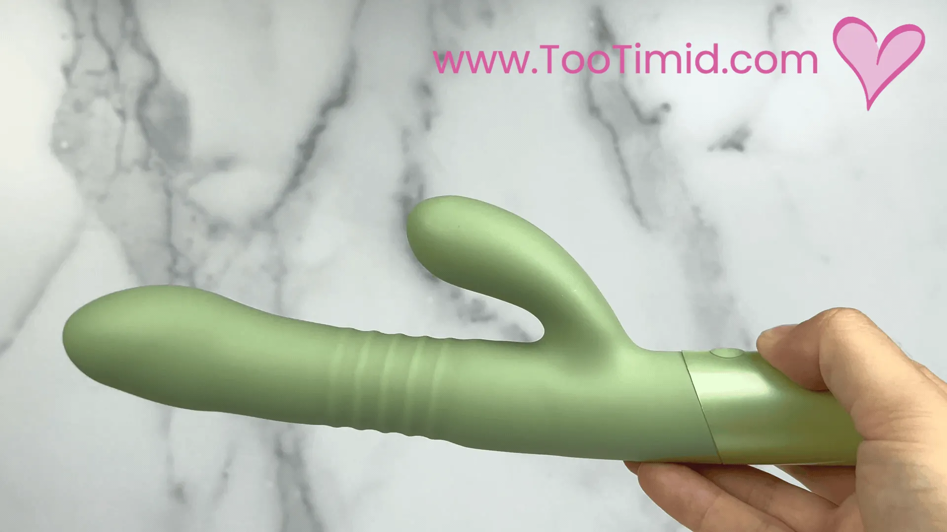 The Coelho - Telescopic Thrusting Silicone Rabbit Vibe with Charging Stand