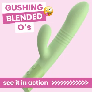 The Coelho - Telescopic Thrusting Silicone Rabbit Vibe with Charging Stand