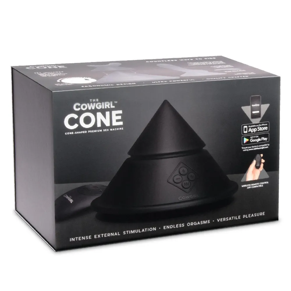 The Cowgirl Cone App-Compatible Portable Vibrating Sex Machine