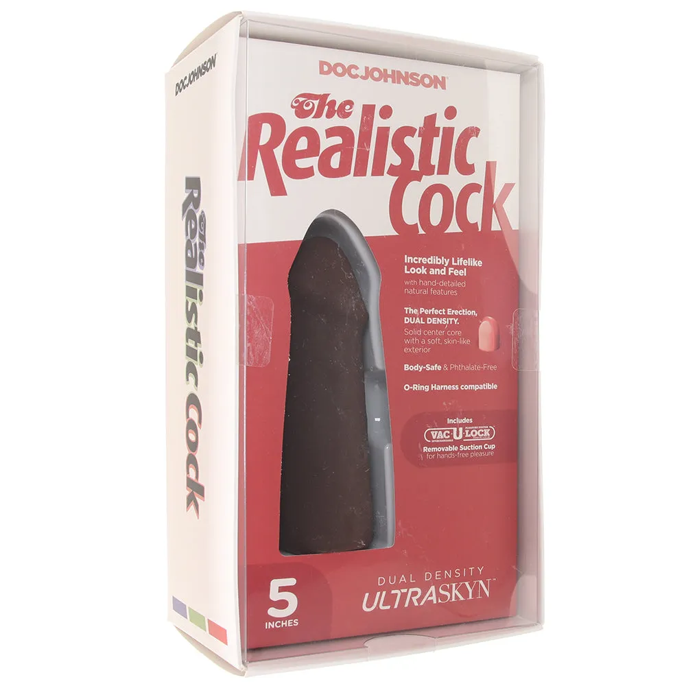 The Realistic 5 Inch Cock in Chocolate