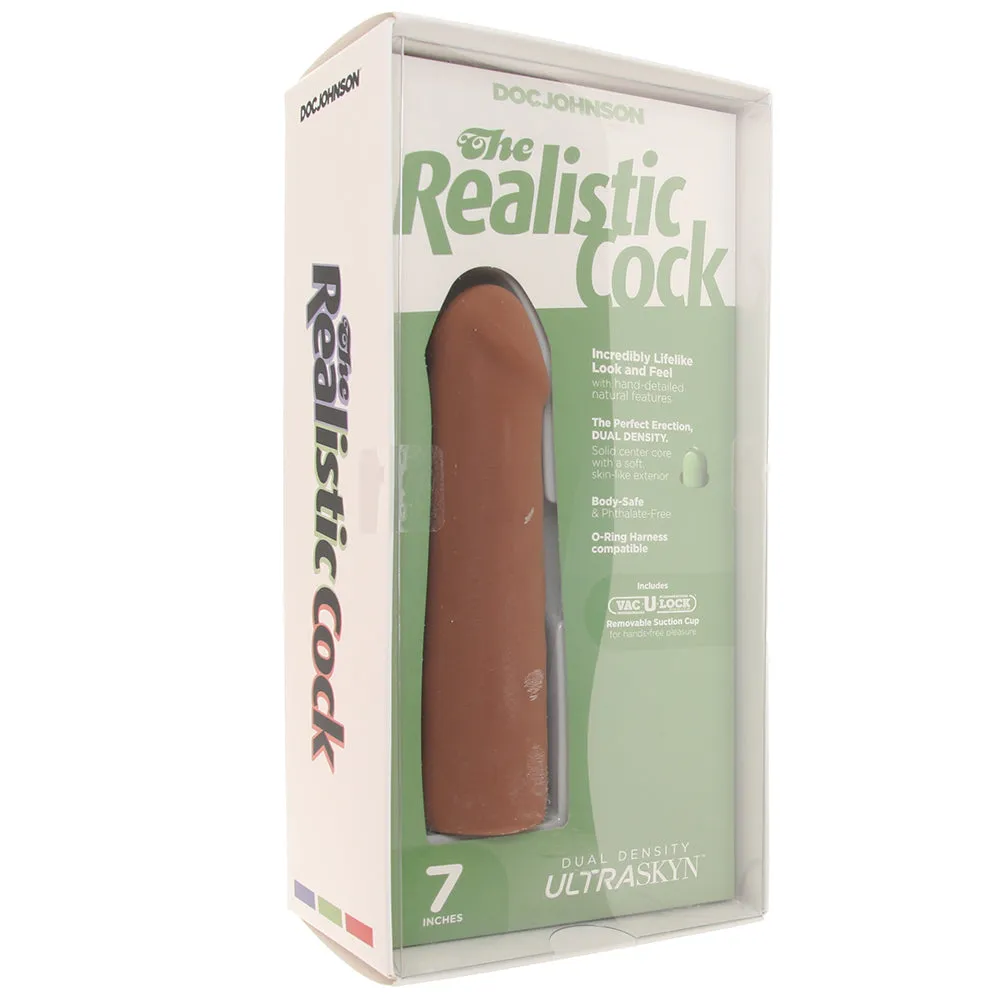 The Realistic 7 Inch Cock in Caramel