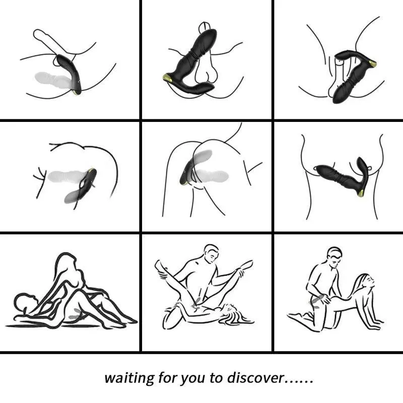 Thrusting Anal Plug Vibrator