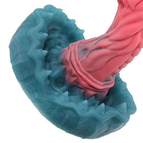 Tomax - Mimic Dragon Predator Regular Silicone Dildo 8" (Pink)