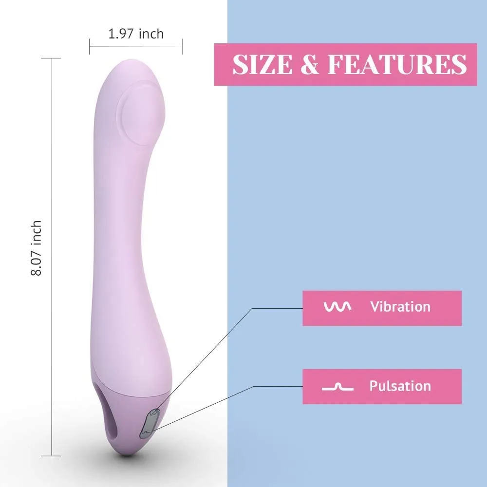 Tracy's Dog - Rechargeable G Spot Vibrator Pulsator (Purple)