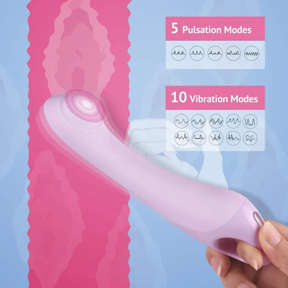 Tracy's Dog - Rechargeable G Spot Vibrator Pulsator (Purple)