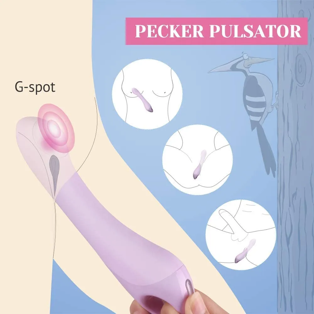 Tracy's Dog - Rechargeable G Spot Vibrator Pulsator (Purple)