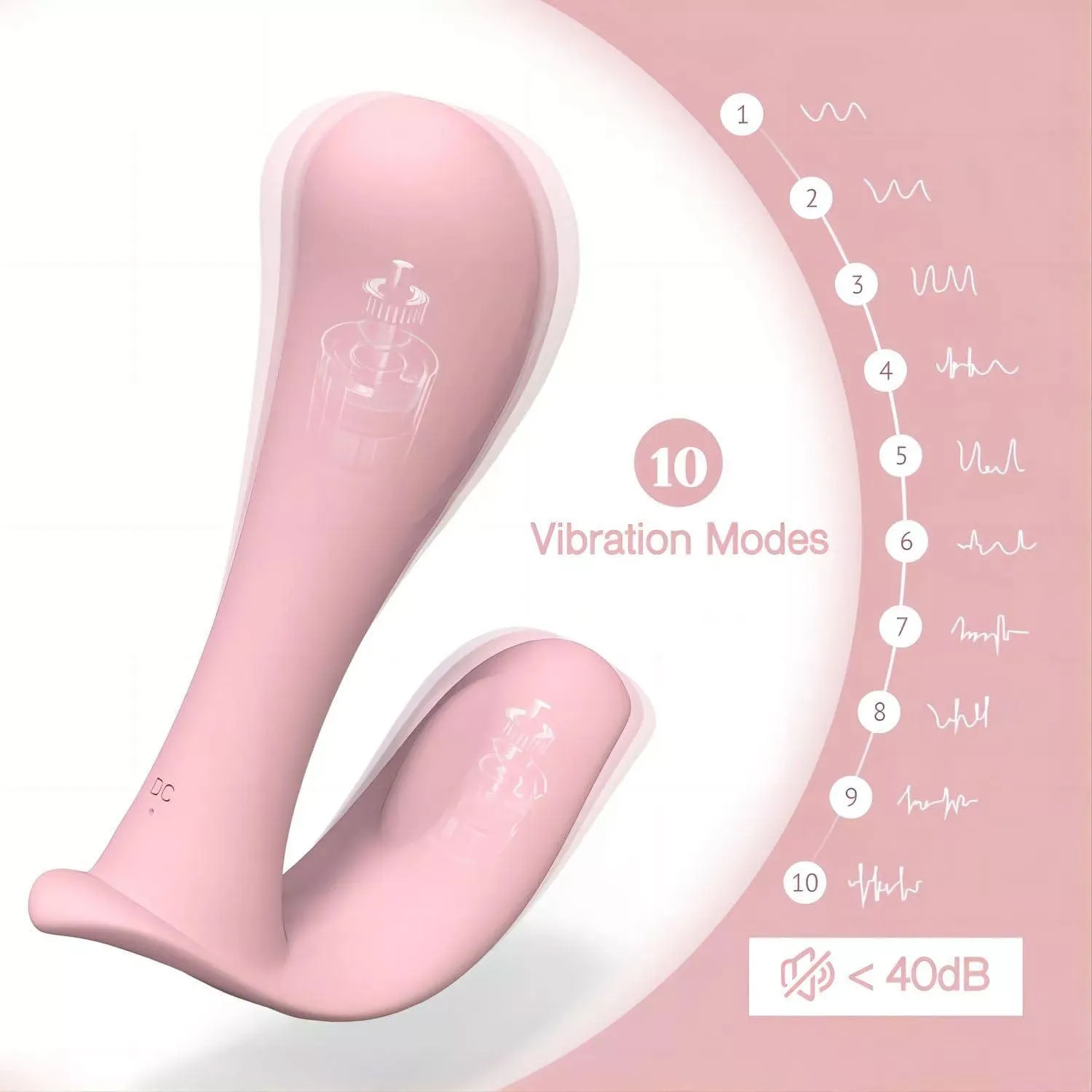 Tracy's Dog - Remote Control Wearable Panty Vibrator (Pink)
