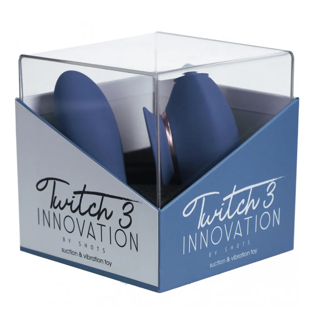 Twitch 3 Innovation Hands-Free Vibration & Suction Stimulator