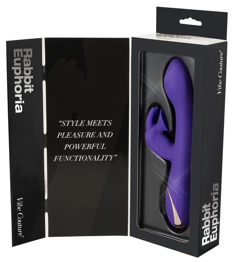 Vibe Couture EUPHORIA Clitoral Suction Rabbit Vibrator