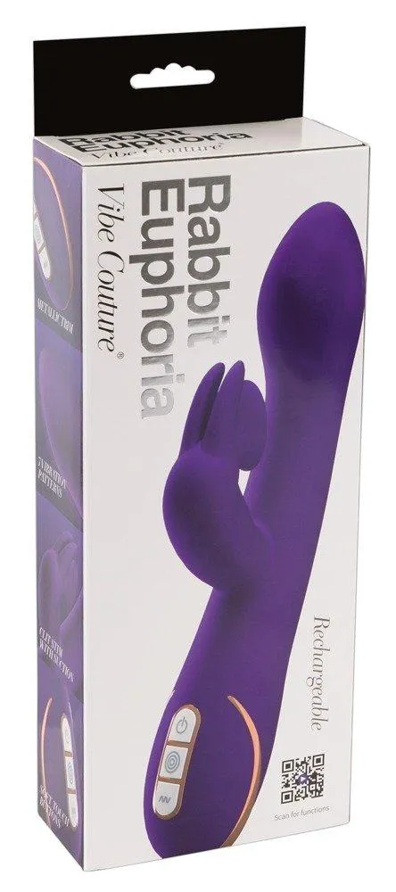 Vibe Couture EUPHORIA Clitoral Suction Rabbit Vibrator