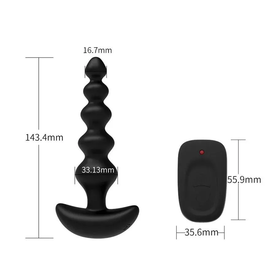 Vibrating Anal Beads Vibrator