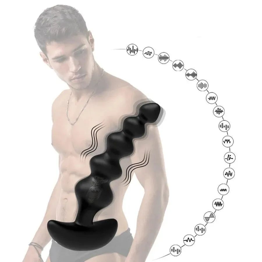 Vibrating Anal Beads Vibrator