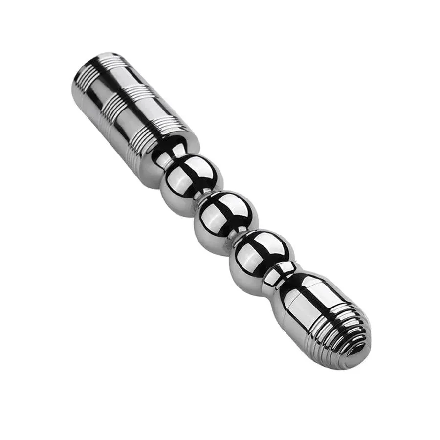 Vibrating Metal Anal Beads Sex Toy