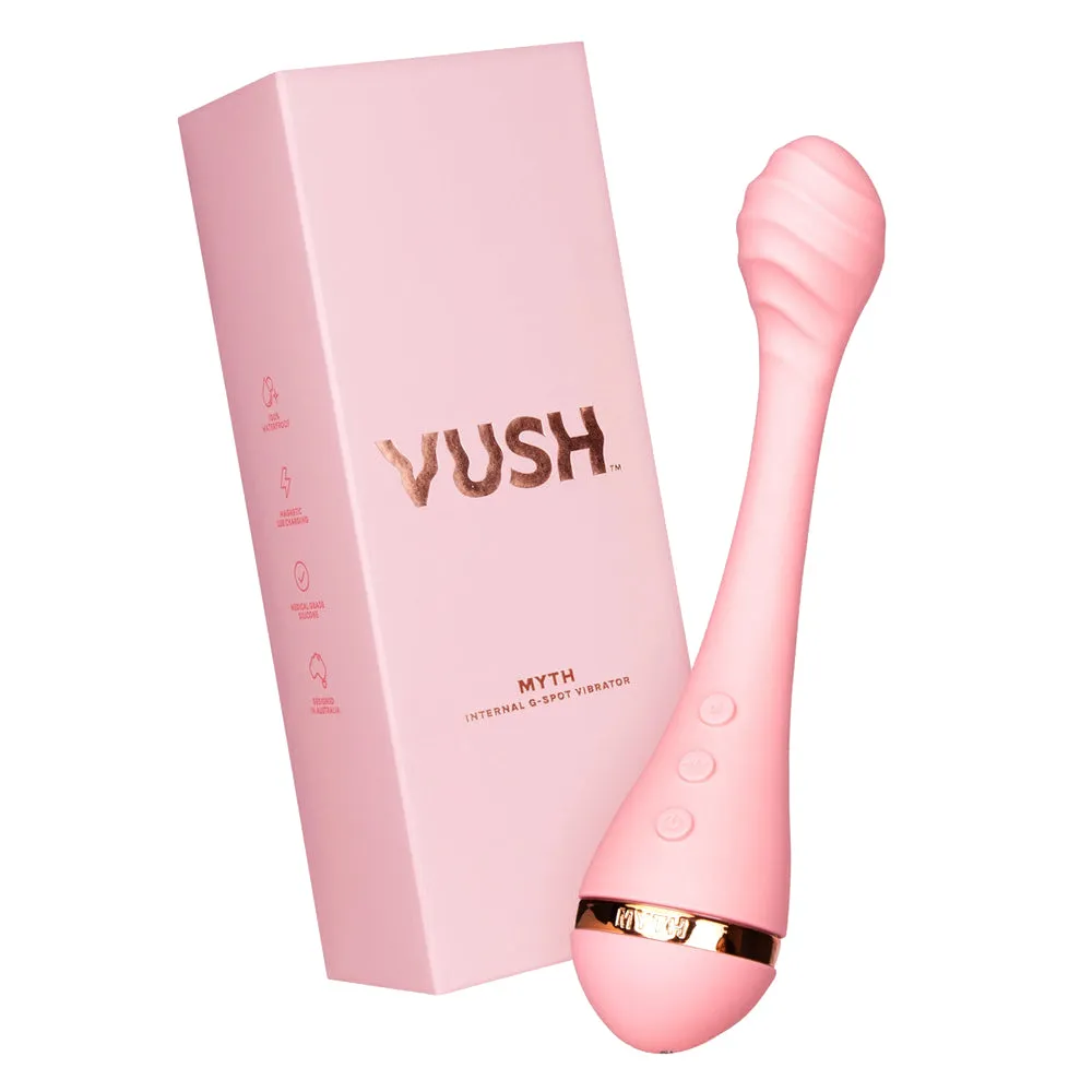 Vush Myth Ribbed Silicone G-Spot Vibrator