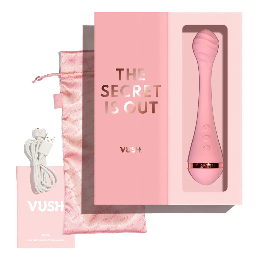 Vush Myth Ribbed Silicone G-Spot Vibrator