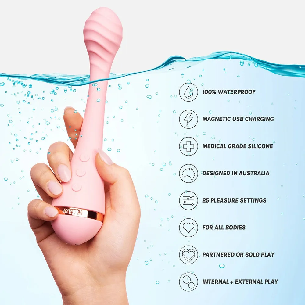 Vush Myth Ribbed Silicone G-Spot Vibrator