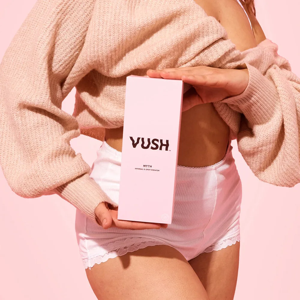 Vush Myth Ribbed Silicone G-Spot Vibrator