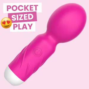 Wanda Mini Pocket Play Wand Vibrator - Strong Cl*t O's During Sex!