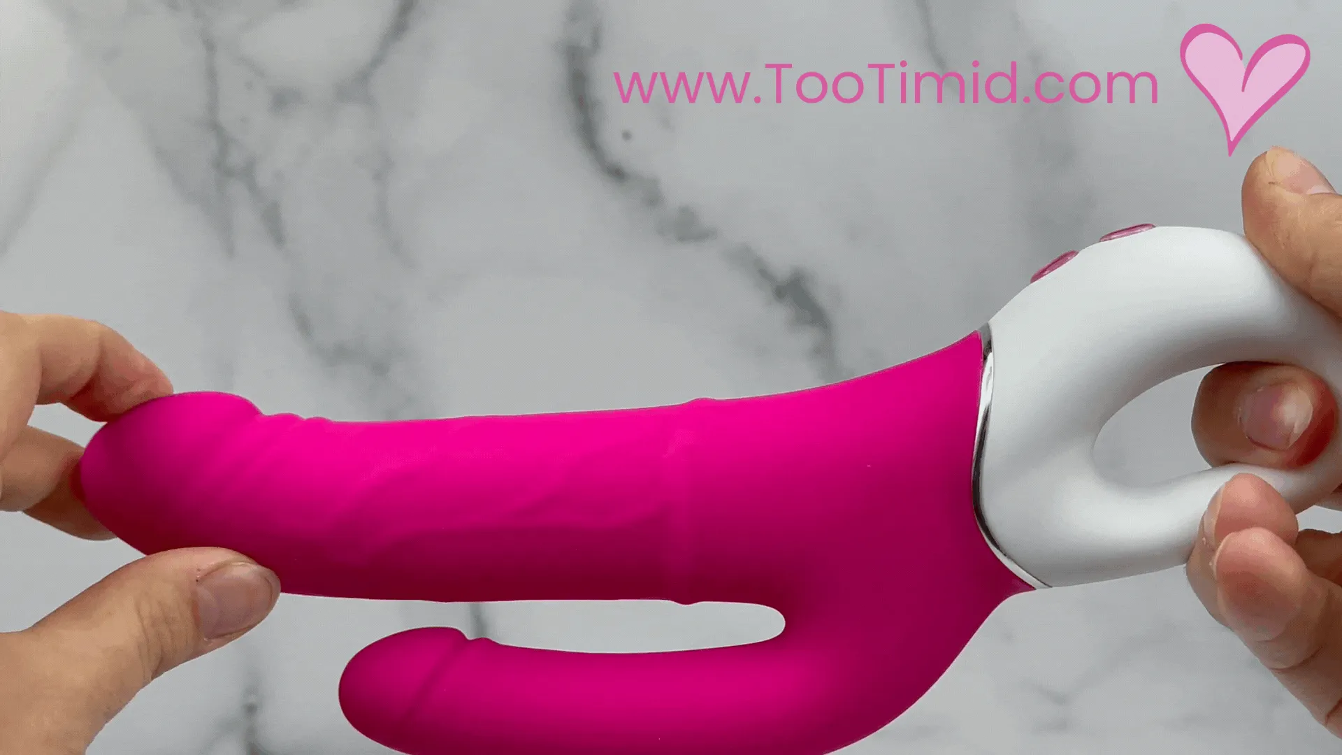 Waterproof Silicone Double Penetrating Vibe - Dual Motors!