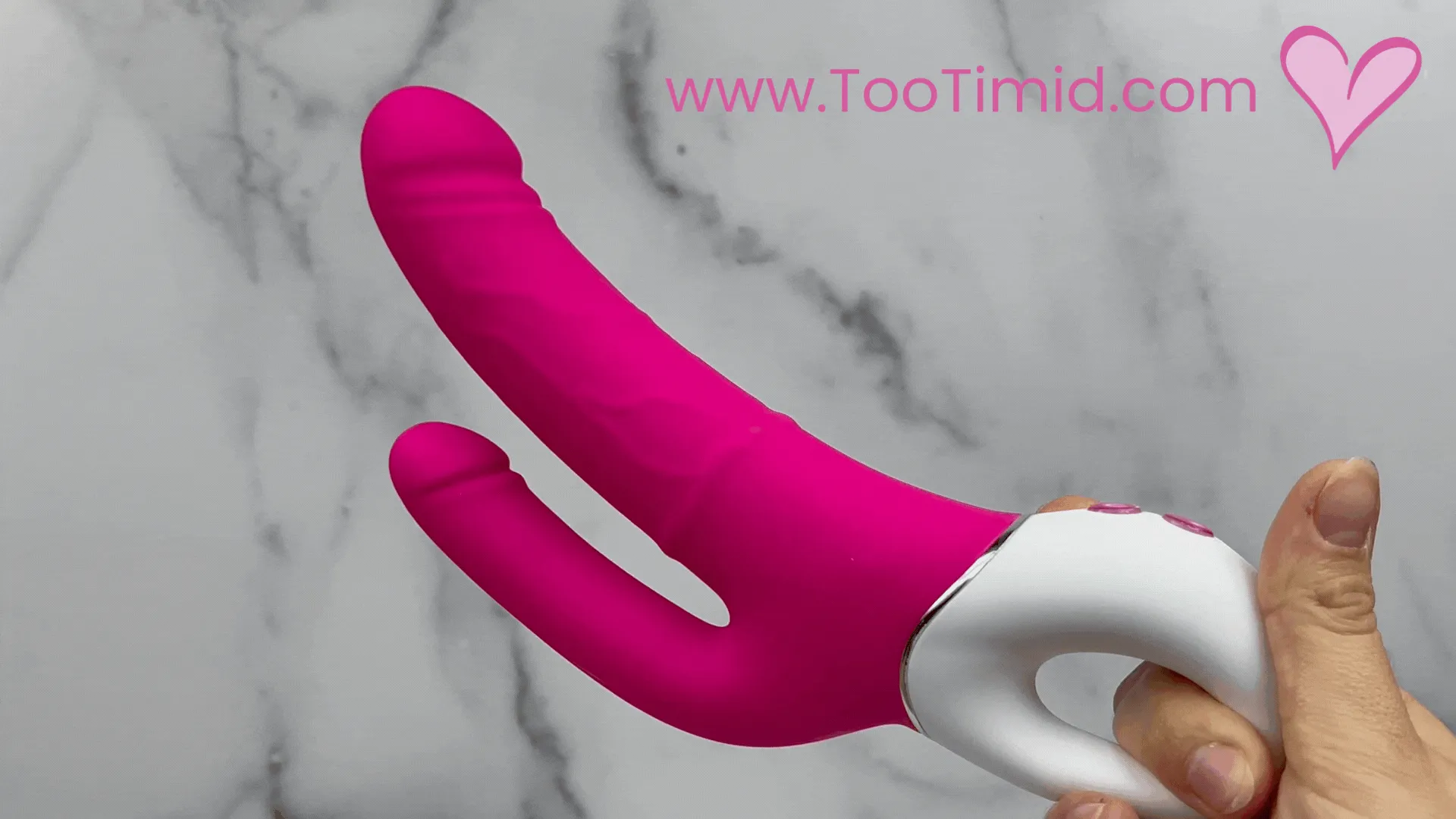 Waterproof Silicone Double Penetrating Vibe - Dual Motors!