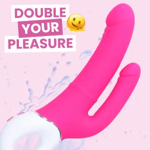 Waterproof Silicone Double Penetrating Vibe - Dual Motors!