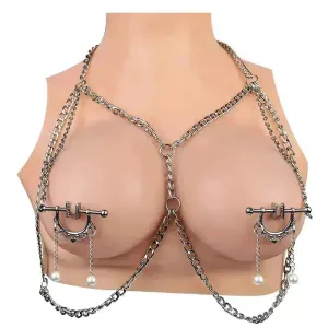 Wearable Nipple Clamps for BDSM Games